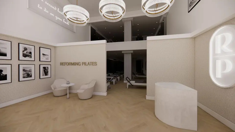 rendering of the new NYC Reforming Pilates
