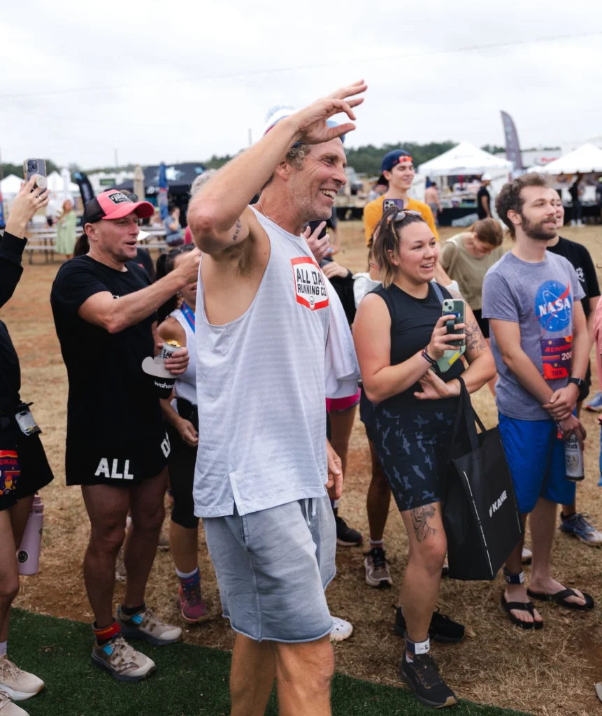 Jesse Itzler and others at Runningman 2024