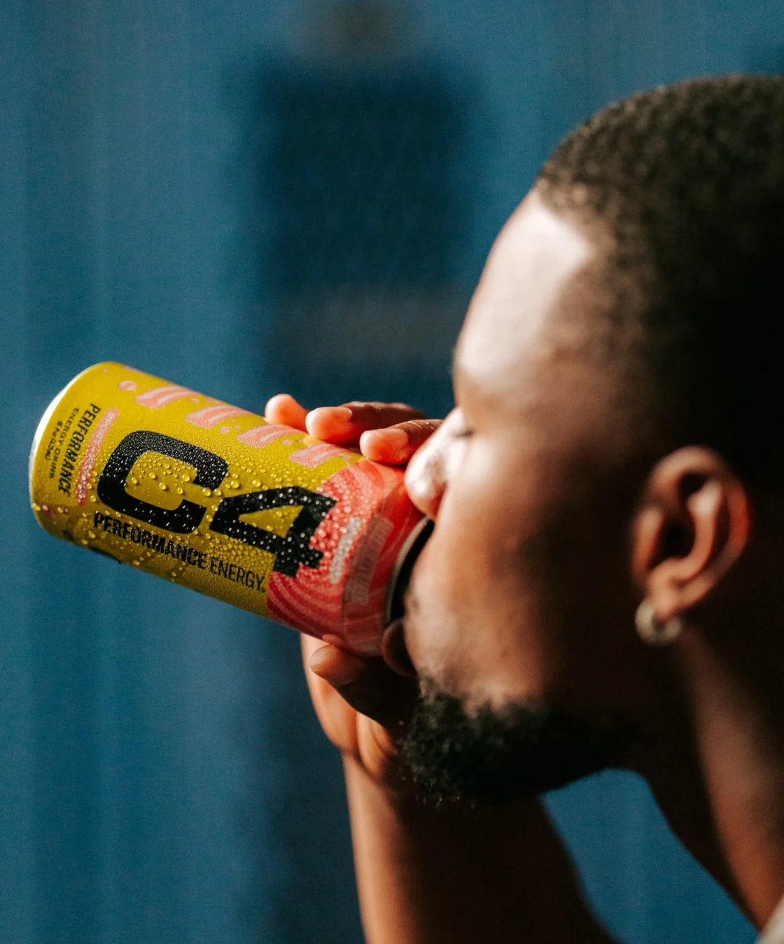 Saquon Barkley drinking C4 