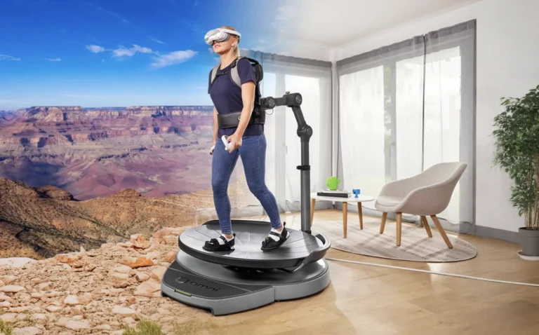 a woman playing Treks on the Omni One