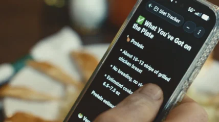 ChatGPT on an iPhone