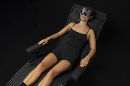 woman in a Shiftwave Pro chair