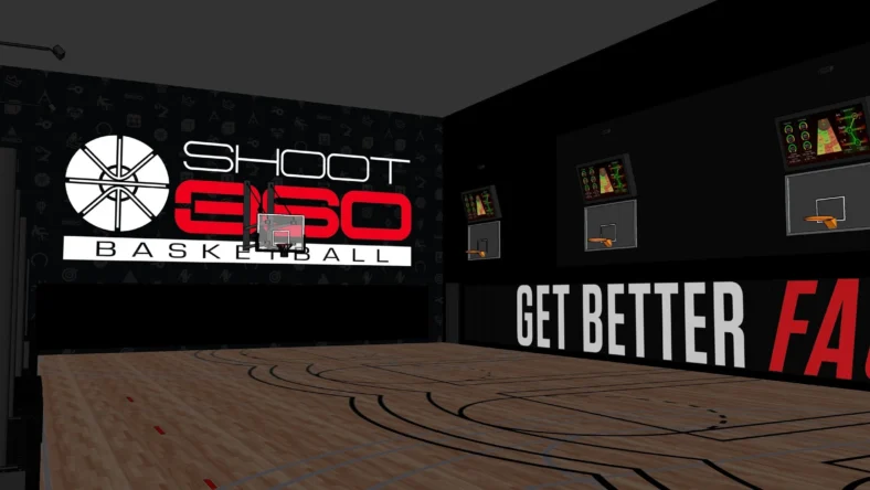 Shoot 360 basketball court